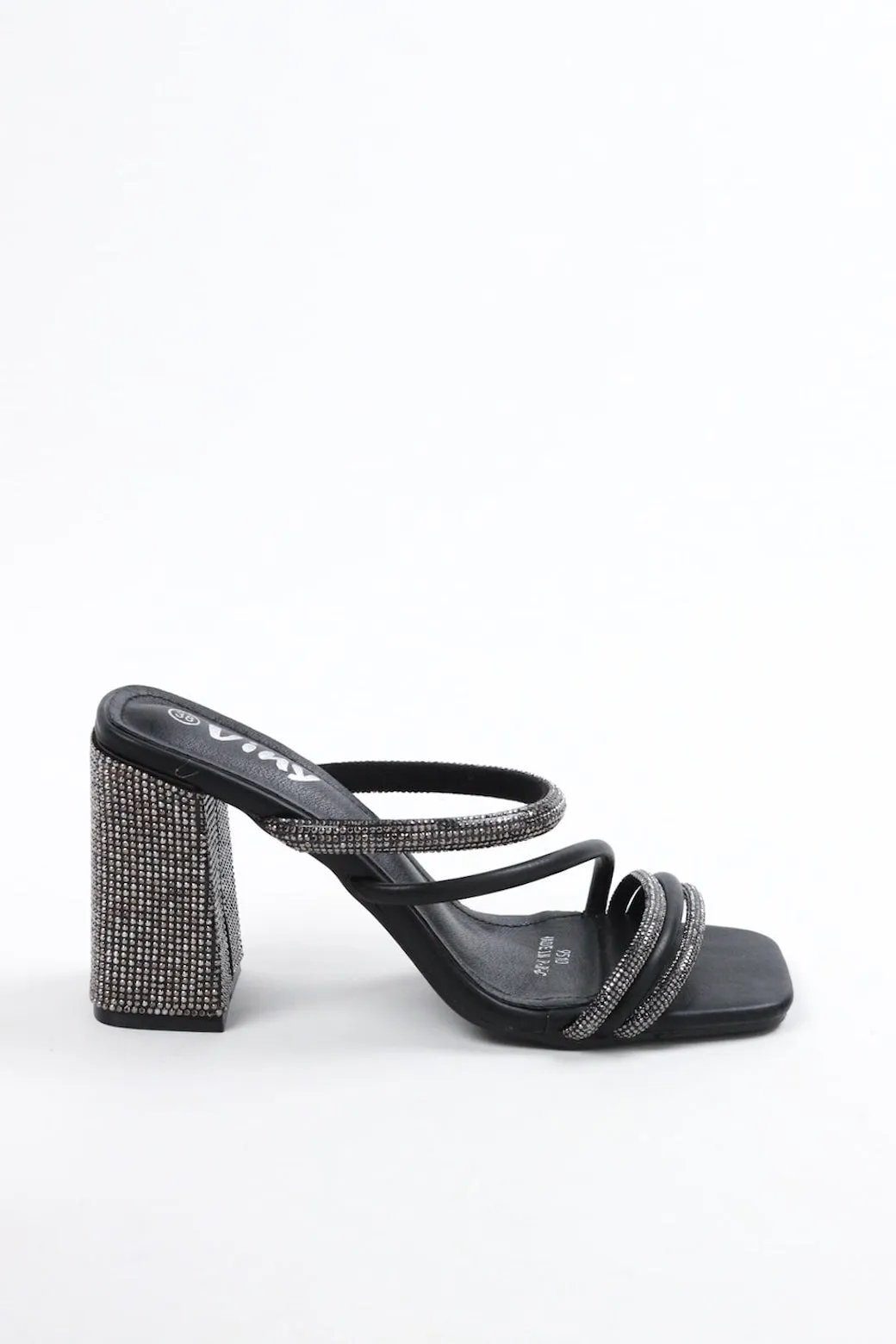 Viny Women's Sparkle Block Heels