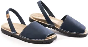 VISCATA Handmade in Spain Men's Barbada Leather Avarca Sandals