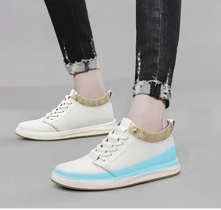 WELLS™ - ELEVATED CASUAL LEATHER SNEAKERS