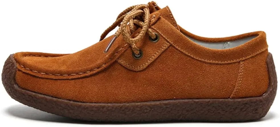 WERWAES Womens Loafers Boat Flat Shoes Slip on Casual Moccasin Shoes Comfortable Penny Loafers Fashion Ladies for Working Driving Office