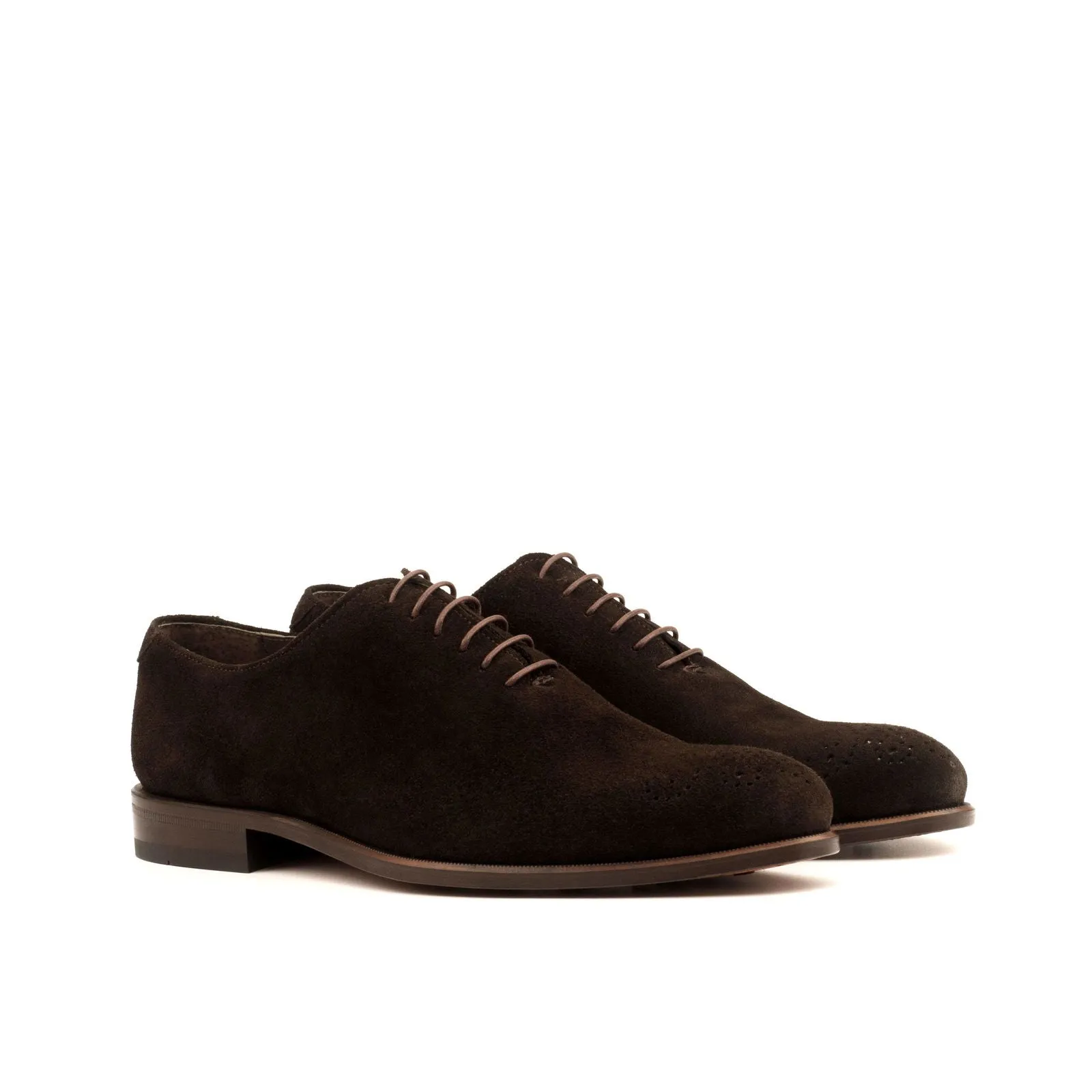 Whole Cut-Suede, Dark Brown