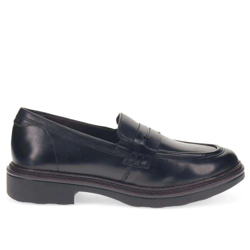 Wide-Fit Heeled Penny Loafers - JANA40504 / 326 067