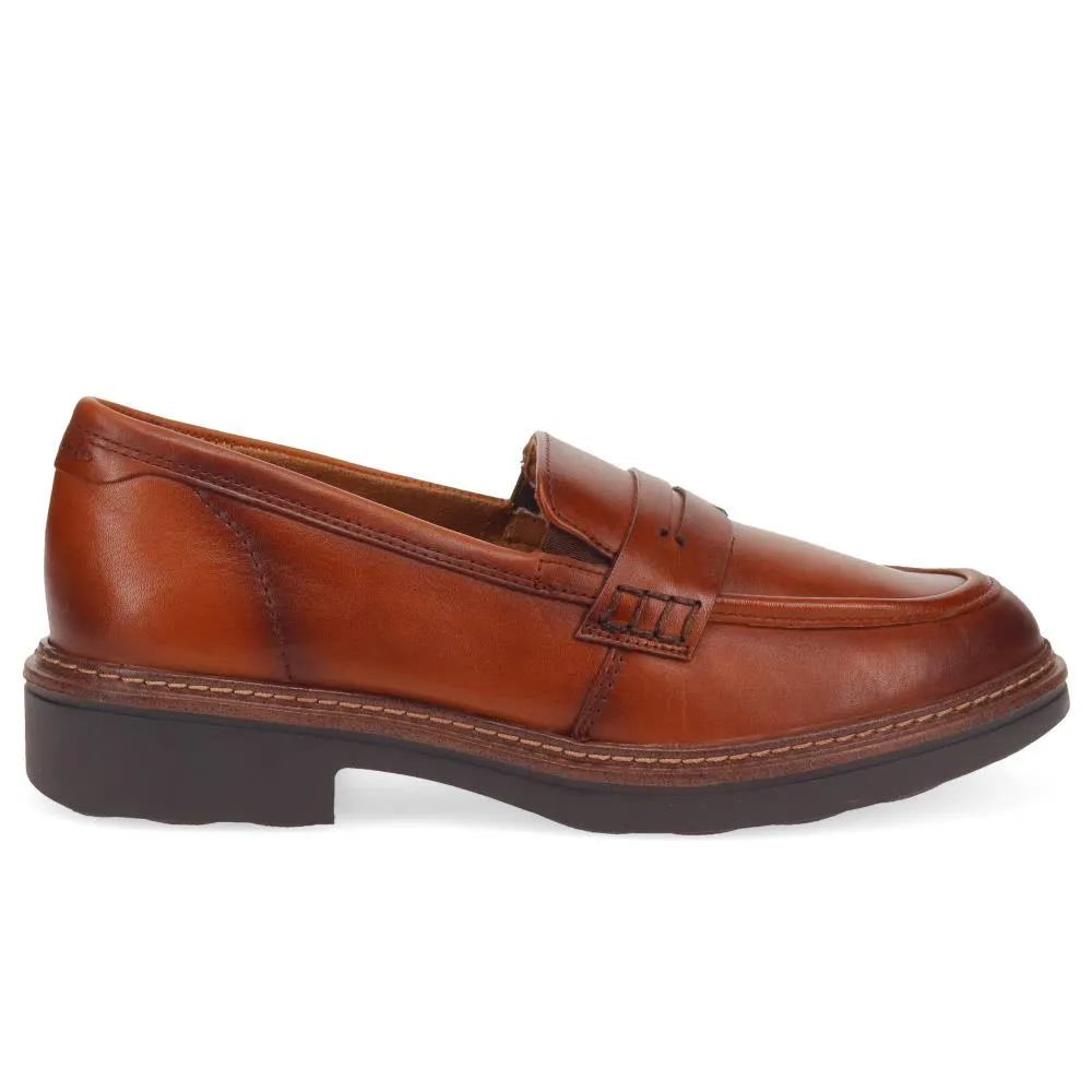 Wide-Fit Heeled Penny Loafers - JANA40504 / 326 067