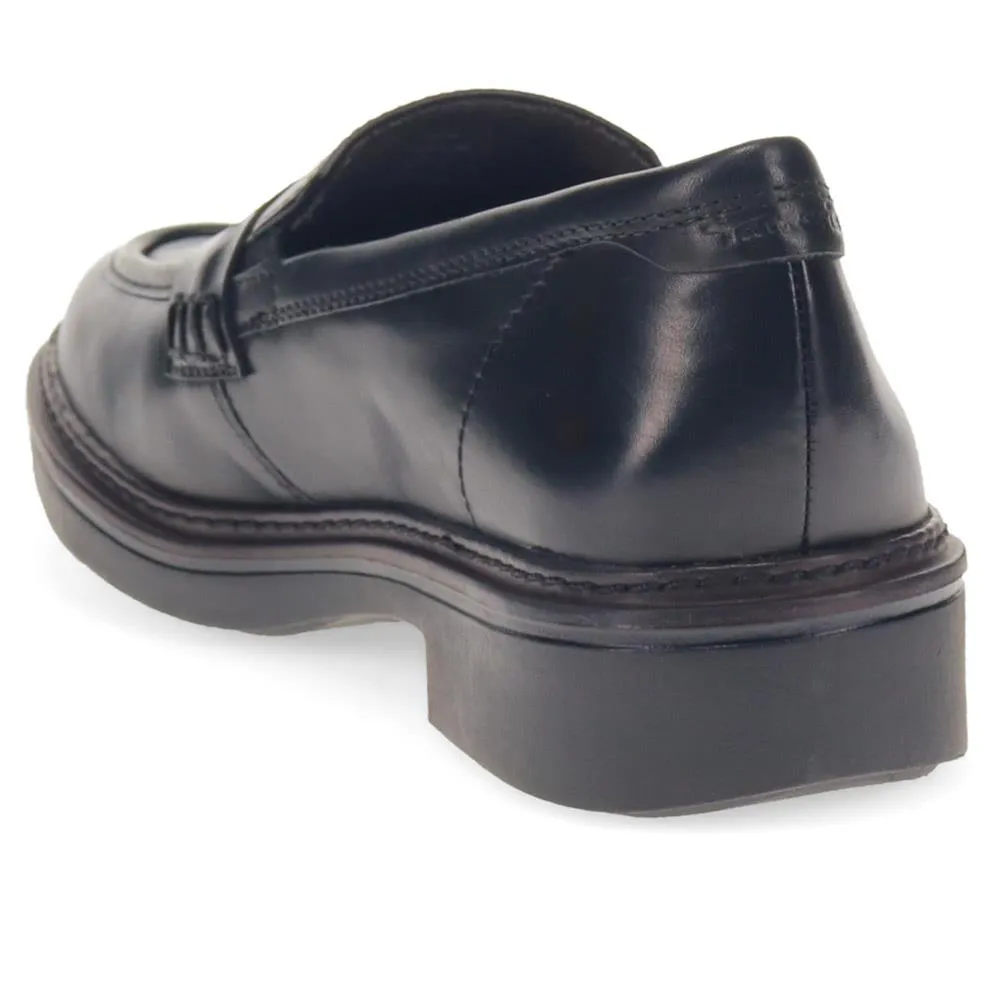 Wide-Fit Heeled Penny Loafers - JANA40504 / 326 067