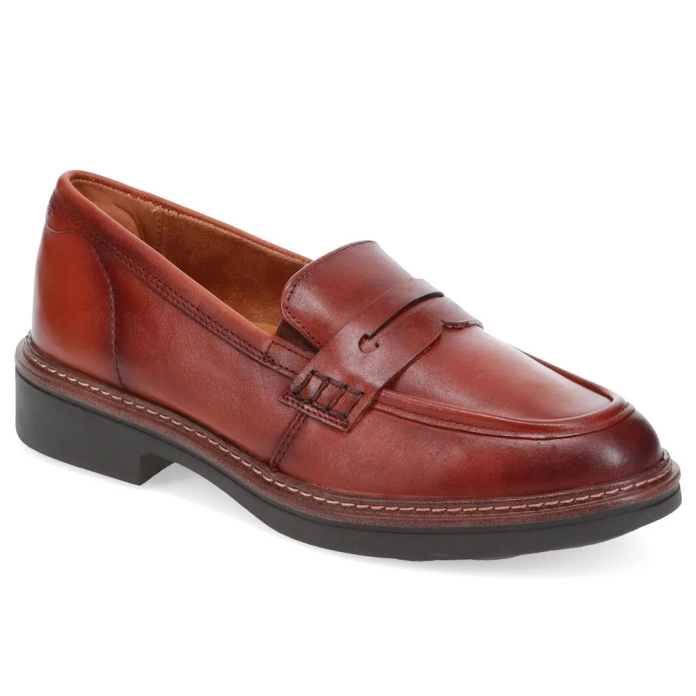 Wide-Fit Heeled Penny Loafers - JANA40504 / 326 067