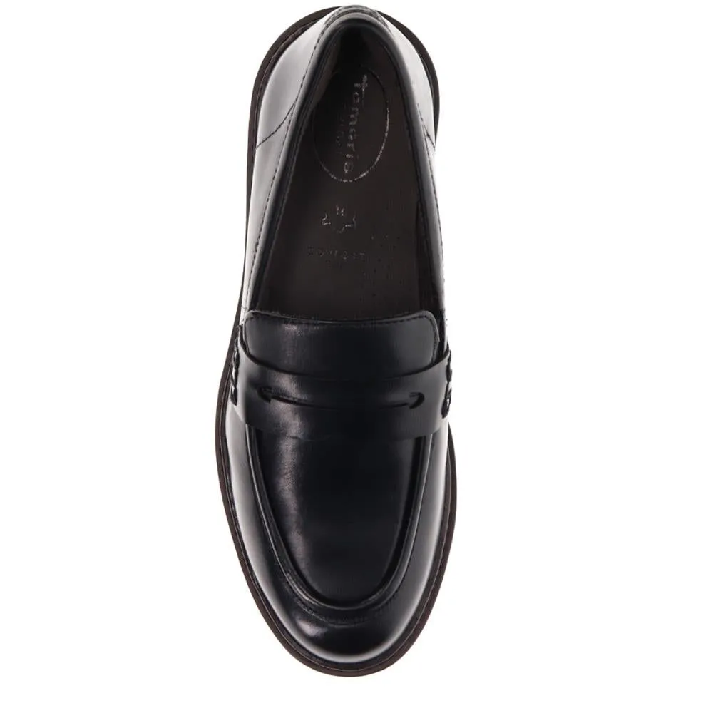 Wide-Fit Heeled Penny Loafers - JANA40504 / 326 067