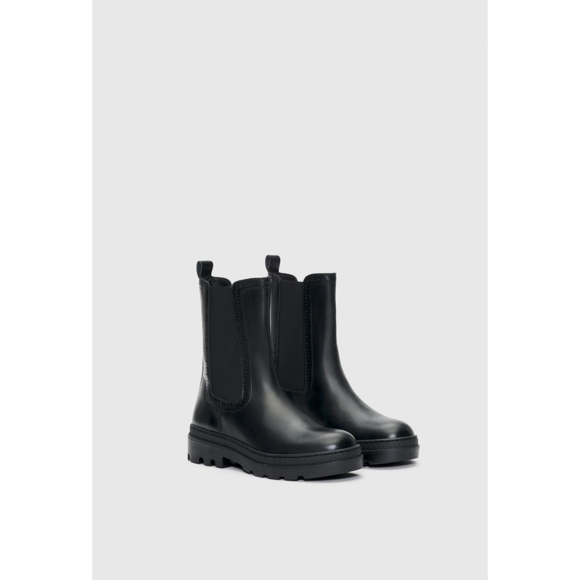 Women High-Top Boots - Black