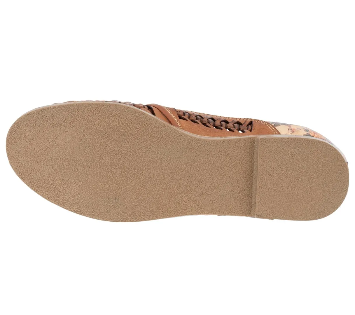 Womens Authentic Huaraches Real Leather Sandals Lace Up Light Brown - #91