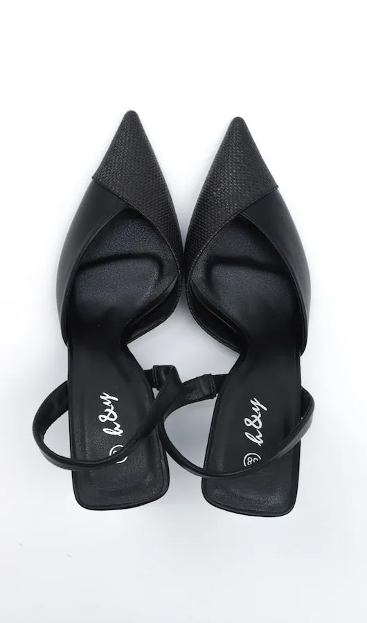 Women's High Pointed Toe Slingback Heels