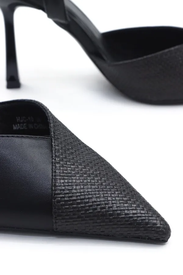 Women's High Pointed Toe Slingback Heels