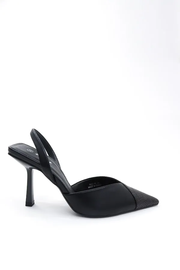 Women's High Pointed Toe Slingback Heels