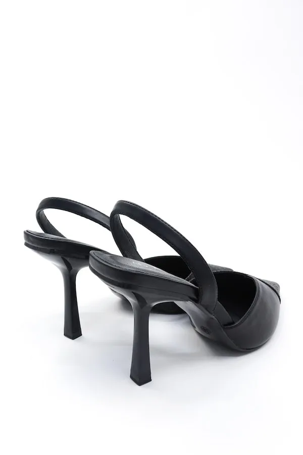 Women's High Pointed Toe Slingback Heels
