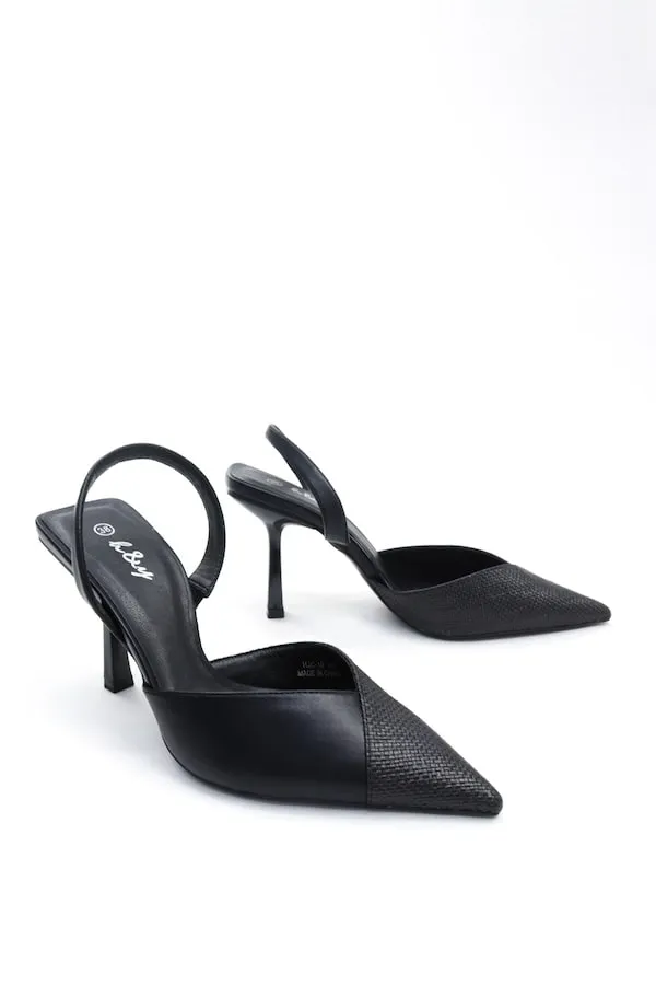 Women's High Pointed Toe Slingback Heels