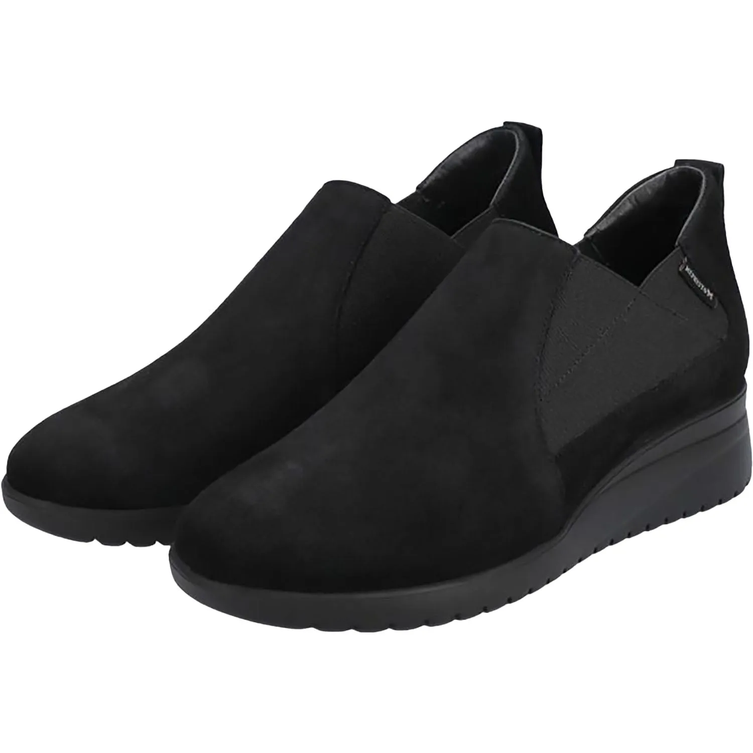Women's Mephisto Ibelina Black Velcalf Premium Suede