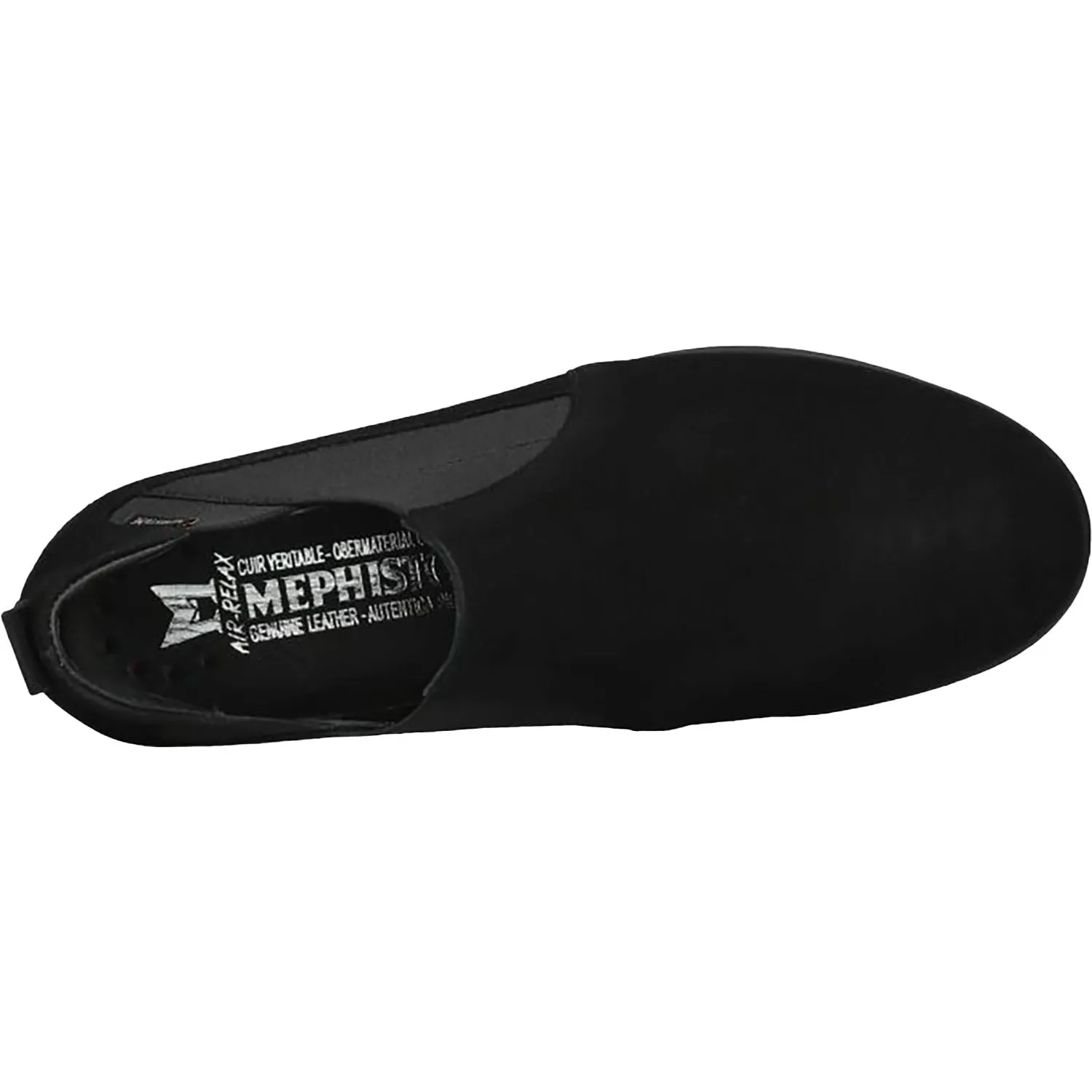 Women's Mephisto Ibelina Black Velcalf Premium Suede