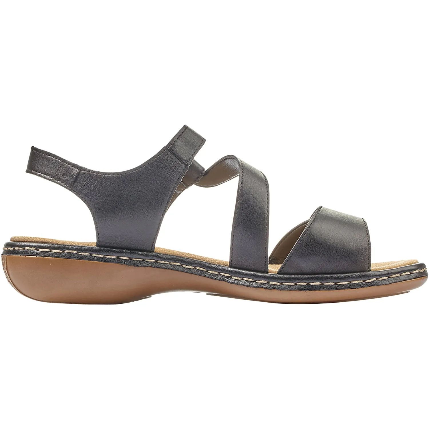 Women's Rieker 659C7-00 Regina Black Leather