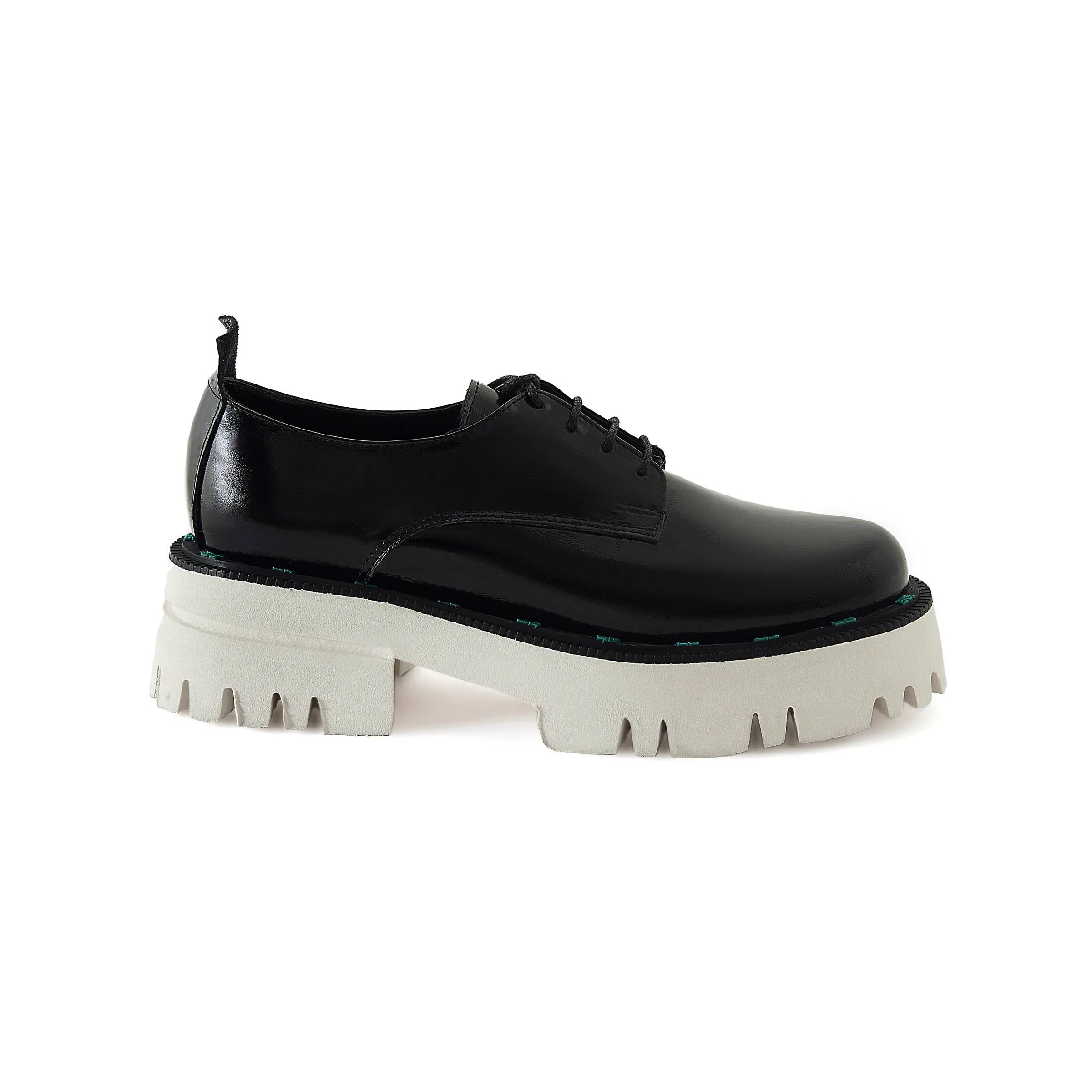 Women's Rugan Calf Leather Handmade Derby W5018