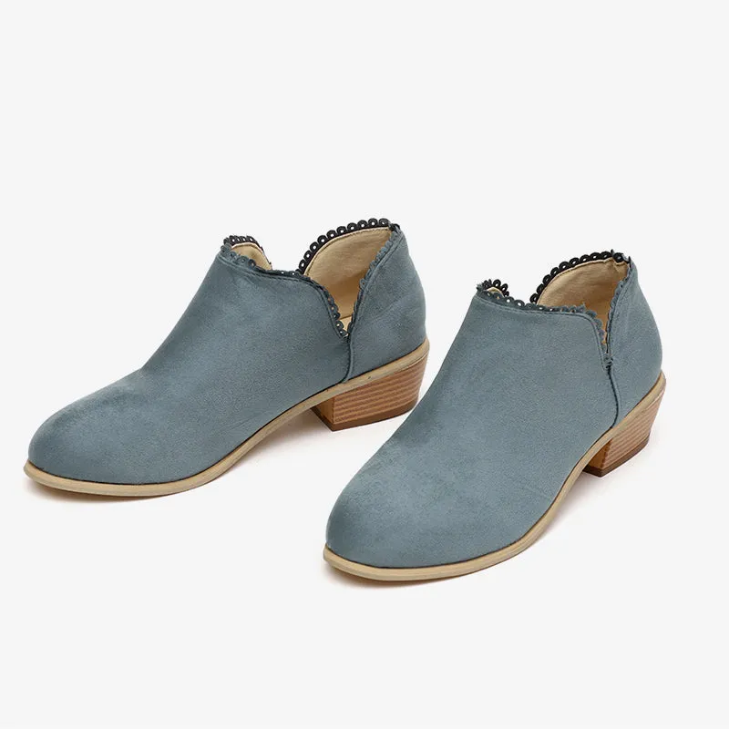 Women's Spring/Autumn Low-Heeled Ankle Shoes