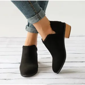 Women's Spring/Autumn Low-Heeled Ankle Shoes