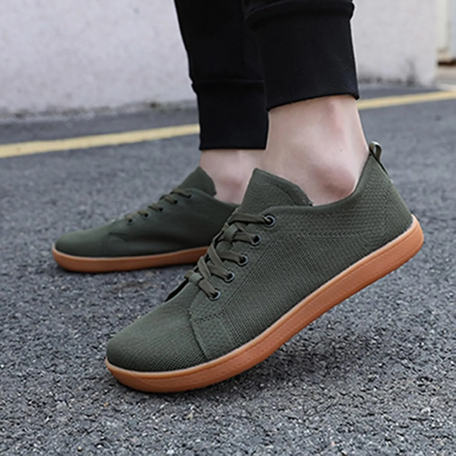 Womens Walking Shoes Men Elderly Casual Comfort Walking Shoe Safety Flats Non-Slip Hook and Loop Sneakers