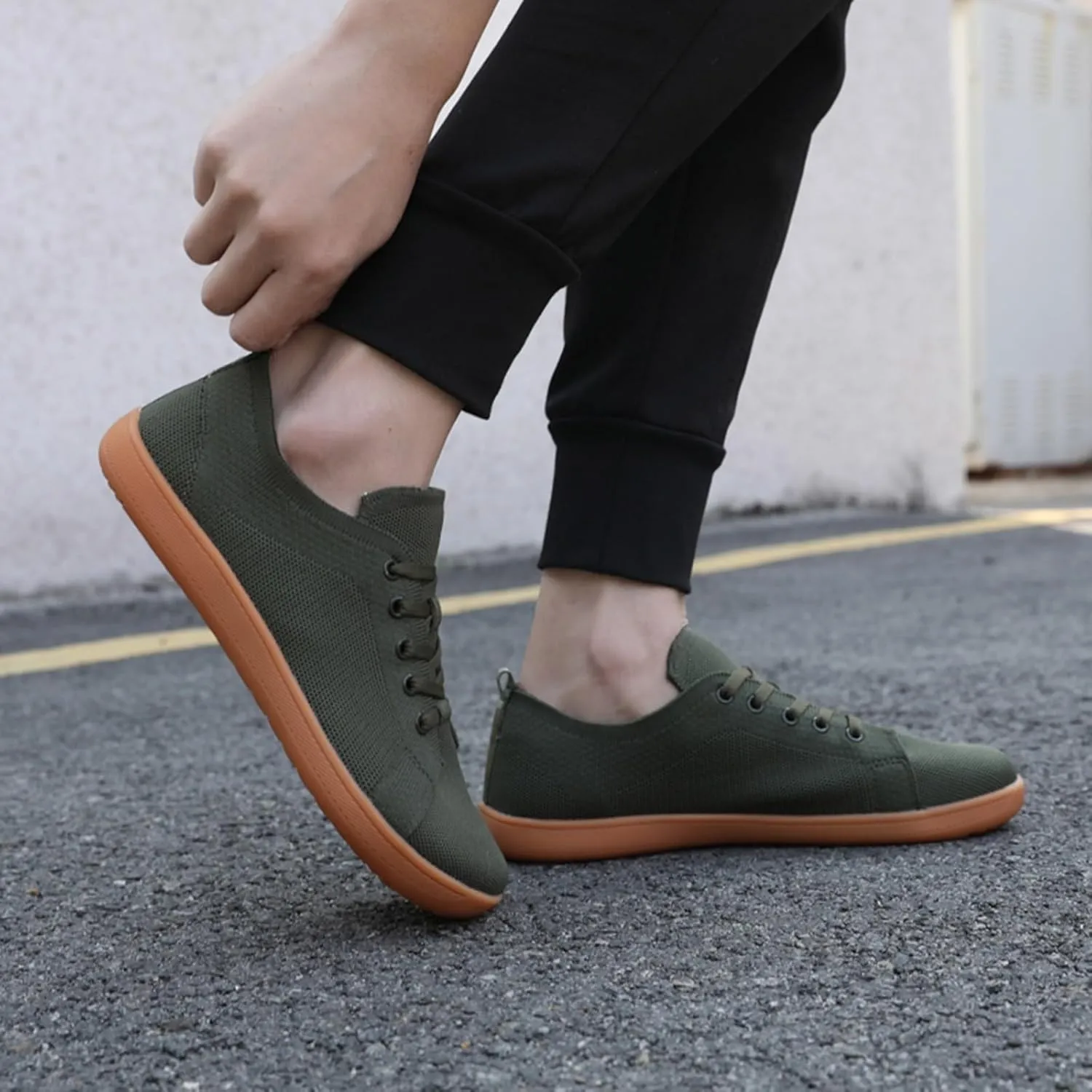Womens Walking Shoes Men Elderly Casual Comfort Walking Shoe Safety Flats Non-Slip Hook and Loop Sneakers