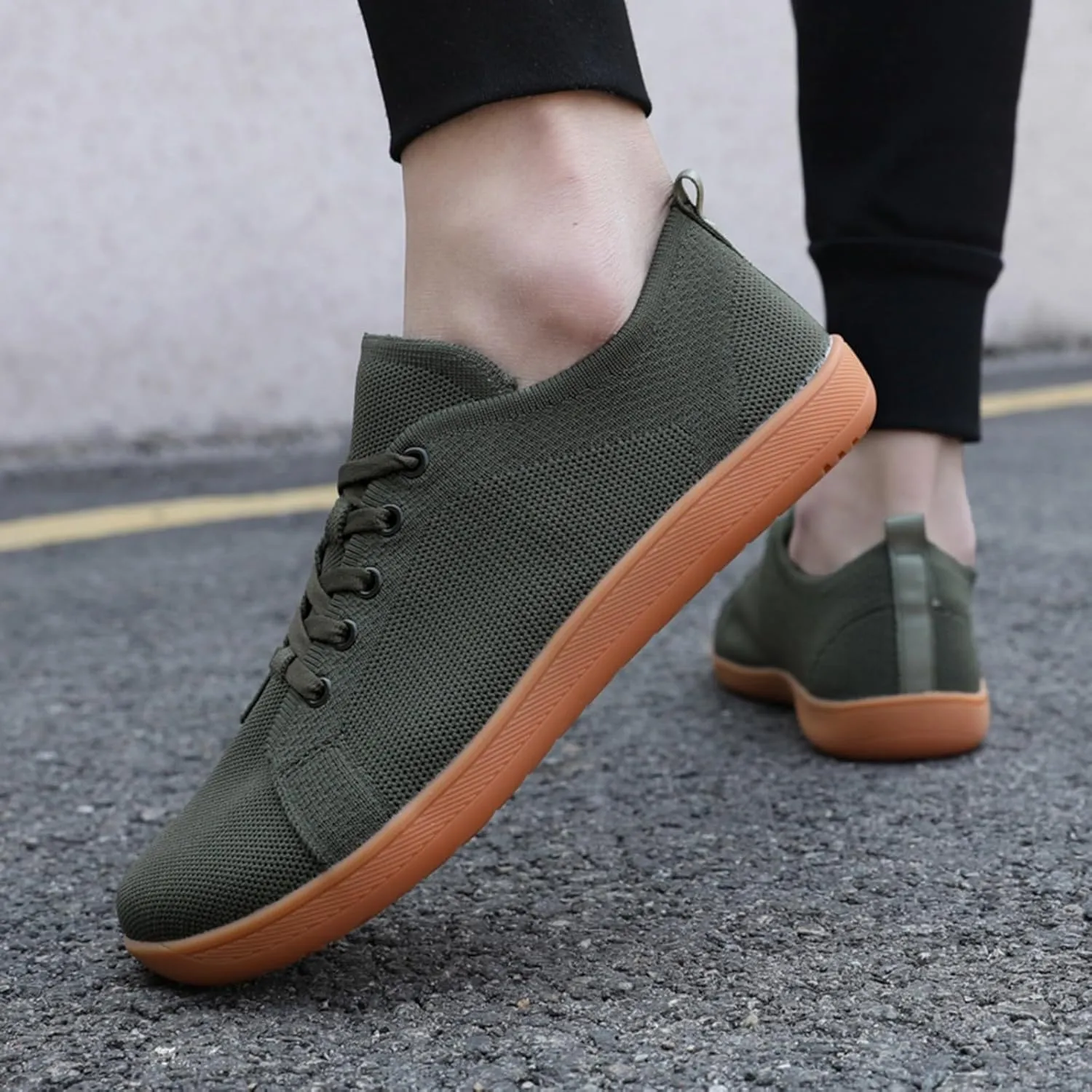 Womens Walking Shoes Men Elderly Casual Comfort Walking Shoe Safety Flats Non-Slip Hook and Loop Sneakers